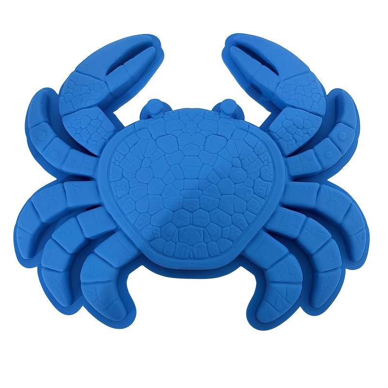 TEMU Reusable Ocean-themed Garden Art Mold A Crab-shaped Stepping Stone Mold Suitable For Diy Garden Path Stones And Outdoor Lawn Decor. A For Diy