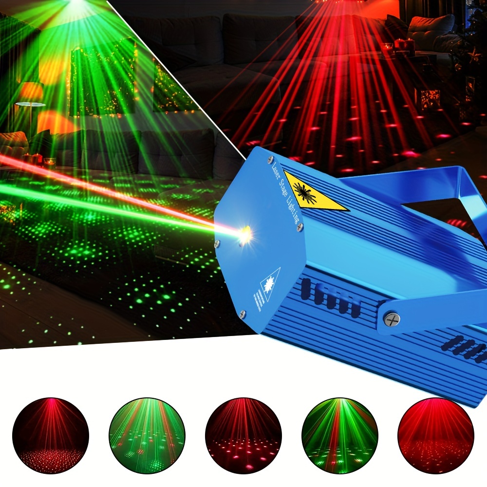 party lights disco lights   laser   lights usb 1 meter cable dj lights stage lights disco laser lights sound activated multi mode   birthday wedding holiday christmas suitable for stage lighting details 2