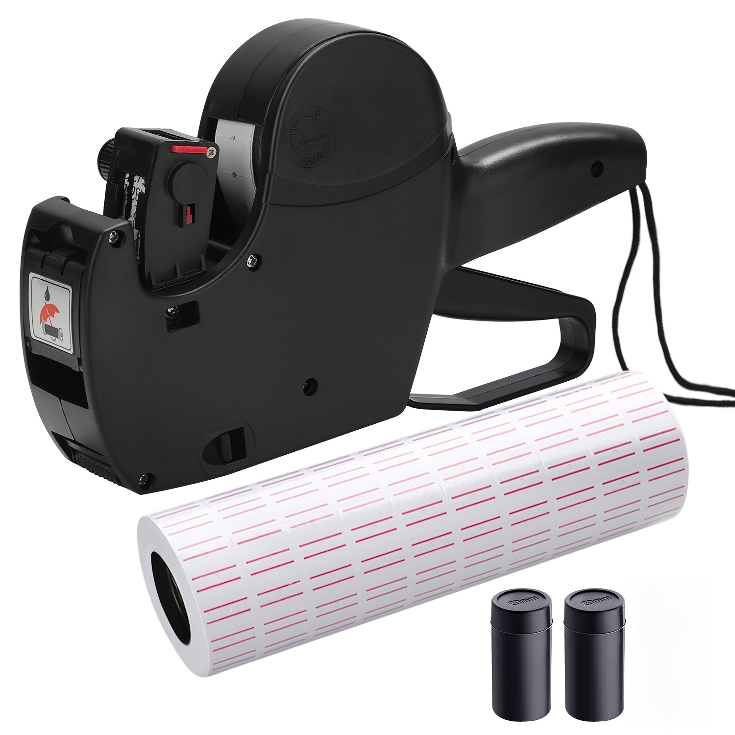 TEMU 1pc Mx-5500 8 Price Tag Gun - With 5000 Sticker Labels And 2 Ink Refill, Label Maker Kit Tag Gun For Office, Retail Shop, Grocery Store- And