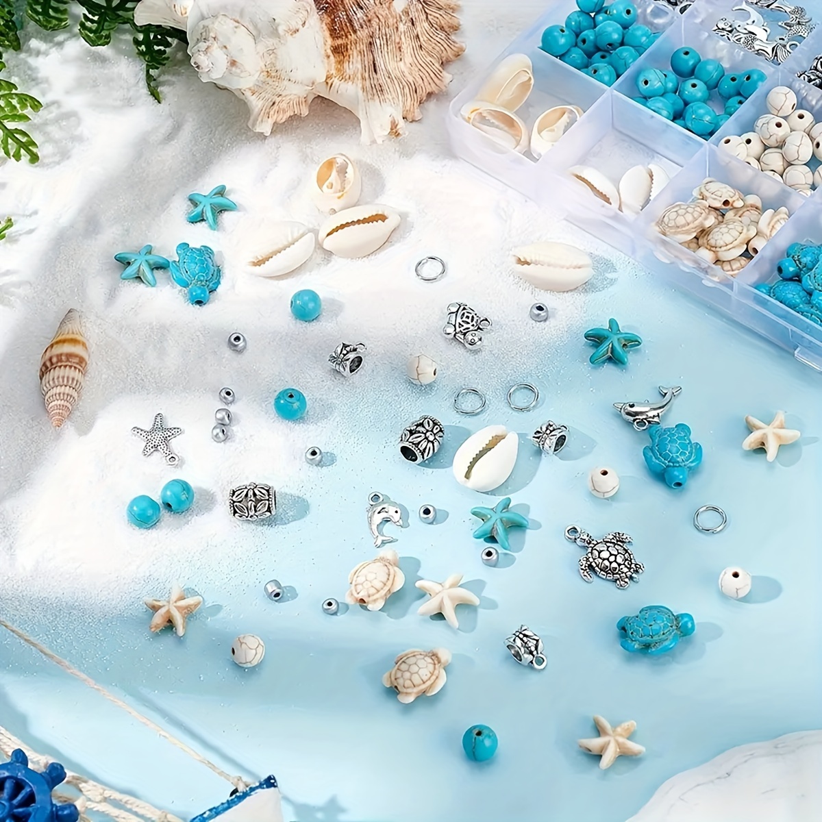 

- Making Kit - 15/24 Compartments & Starfish , For Bracelets And Necklaces