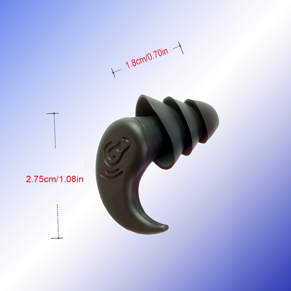 Soft Silicone Earplugs for Swimming and Travel
