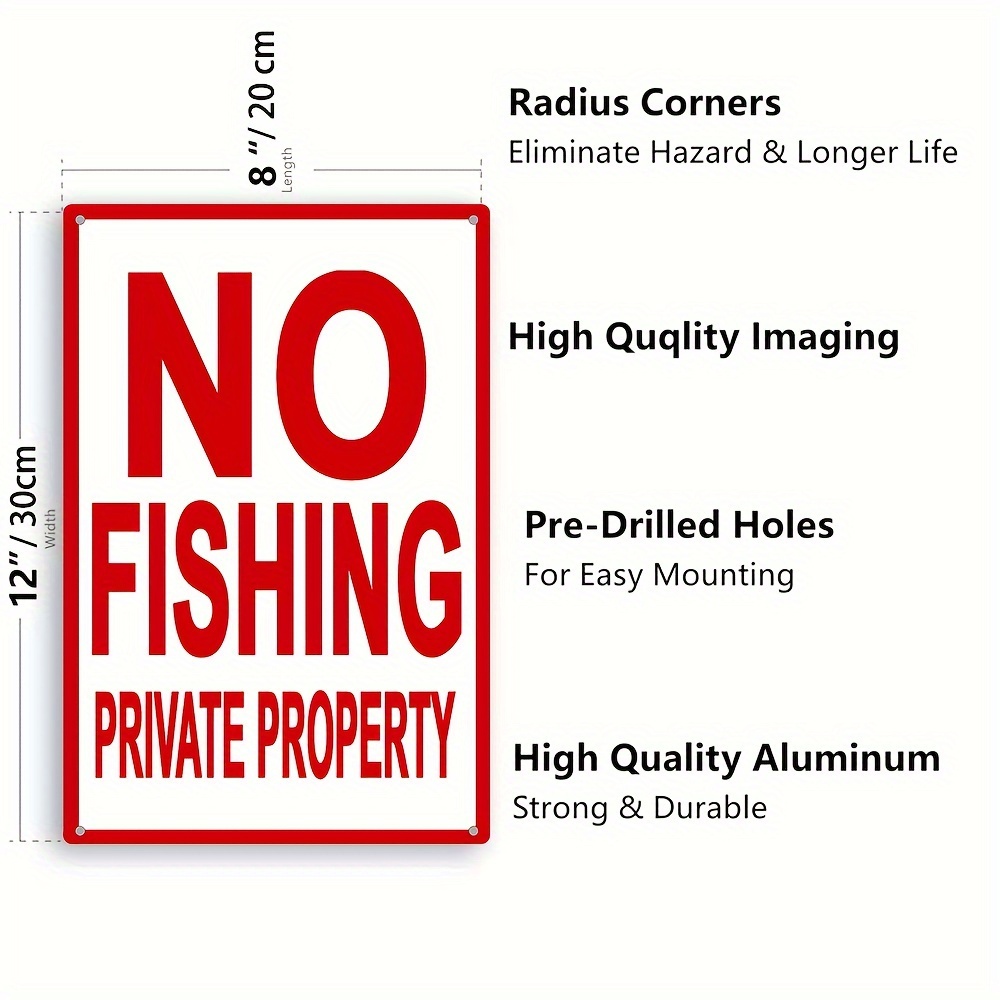 No Fishing Sign