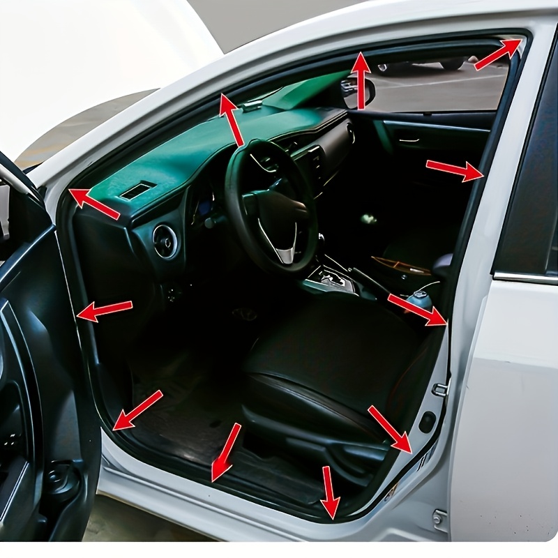 10 m/393,7 col. Universalus automobilio durų sandarinimo juostelė, atspari įbrėžimams ir apsauga nuo įbrėžimų, dvigubo sluoksnio storinimas triukšmo mažinimui, automobilio oro sąlygoms atspari juostelė, tinka visiems automobilių modeliams, automobilio sandarinimo juostelė/durų apsauga/automobilio