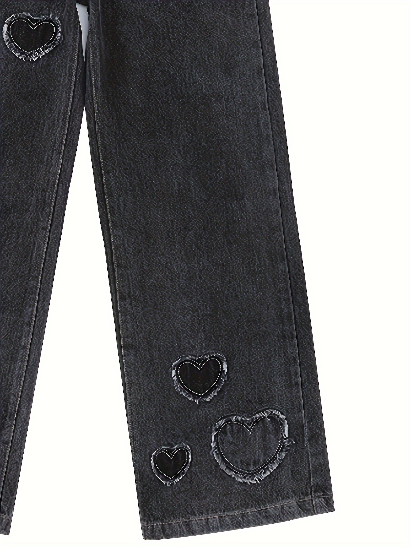 【新品】HEART PATCH DAMAGE DENIM PANTS HEART PATCH DAMAGE DENIM PANTS
