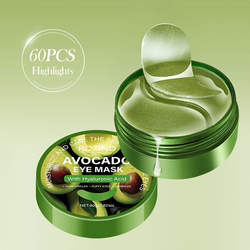 80g Hyaluronic Acid and Avocado Eye Essence Patch. It tightens the eye Light Beige, brightens the complexion, provides deep hydration and is hypoallergenic, suitable as eye makeup primer to Moisturizing Light Beige before applying makeup