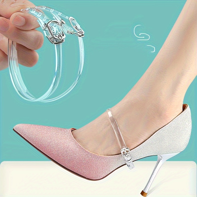 paire lacets en plastique transparent sangles chaussures Temu