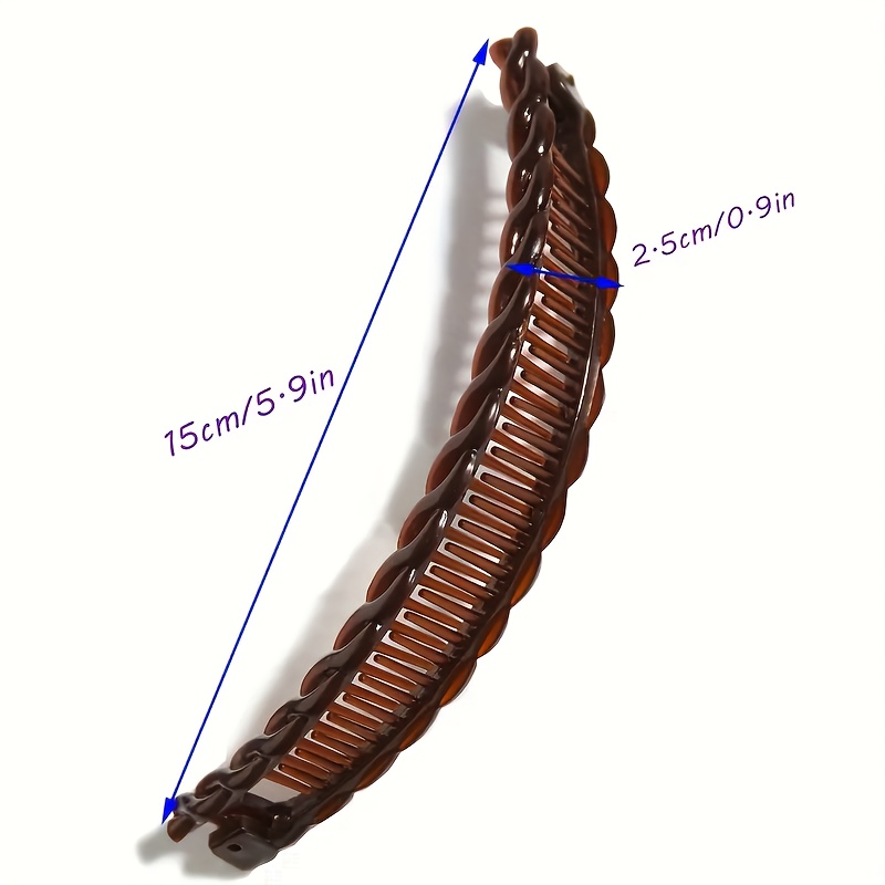 TOFBS 8er Set Bananenspangen – Rutschfeste Haarklammern, Groß, In 8 Farben, Ca. 11 Cm