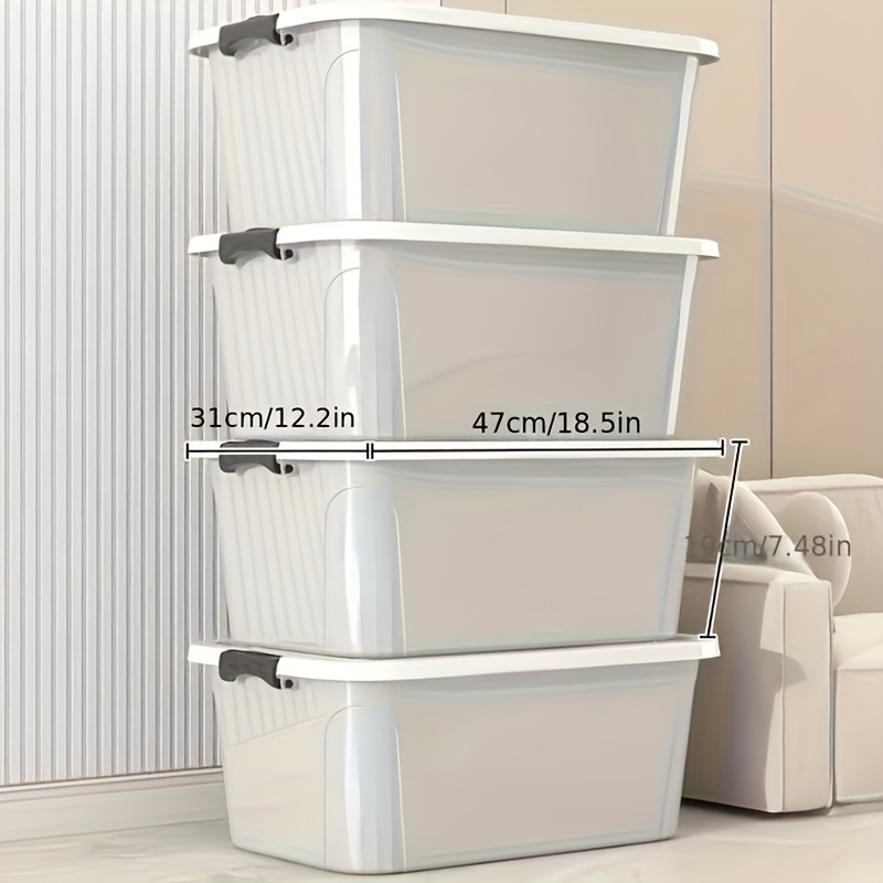 piezas cajas organizadoras plástico apilables ideales Temu