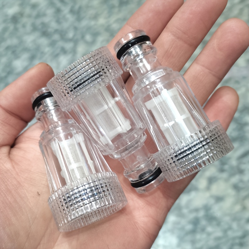 TEMU 3pcs Washing Machine Inlet Filter Connectors 175psi High-pressure Washer Water Filter Car Car Wash Machine Water Connector Suitable For K7