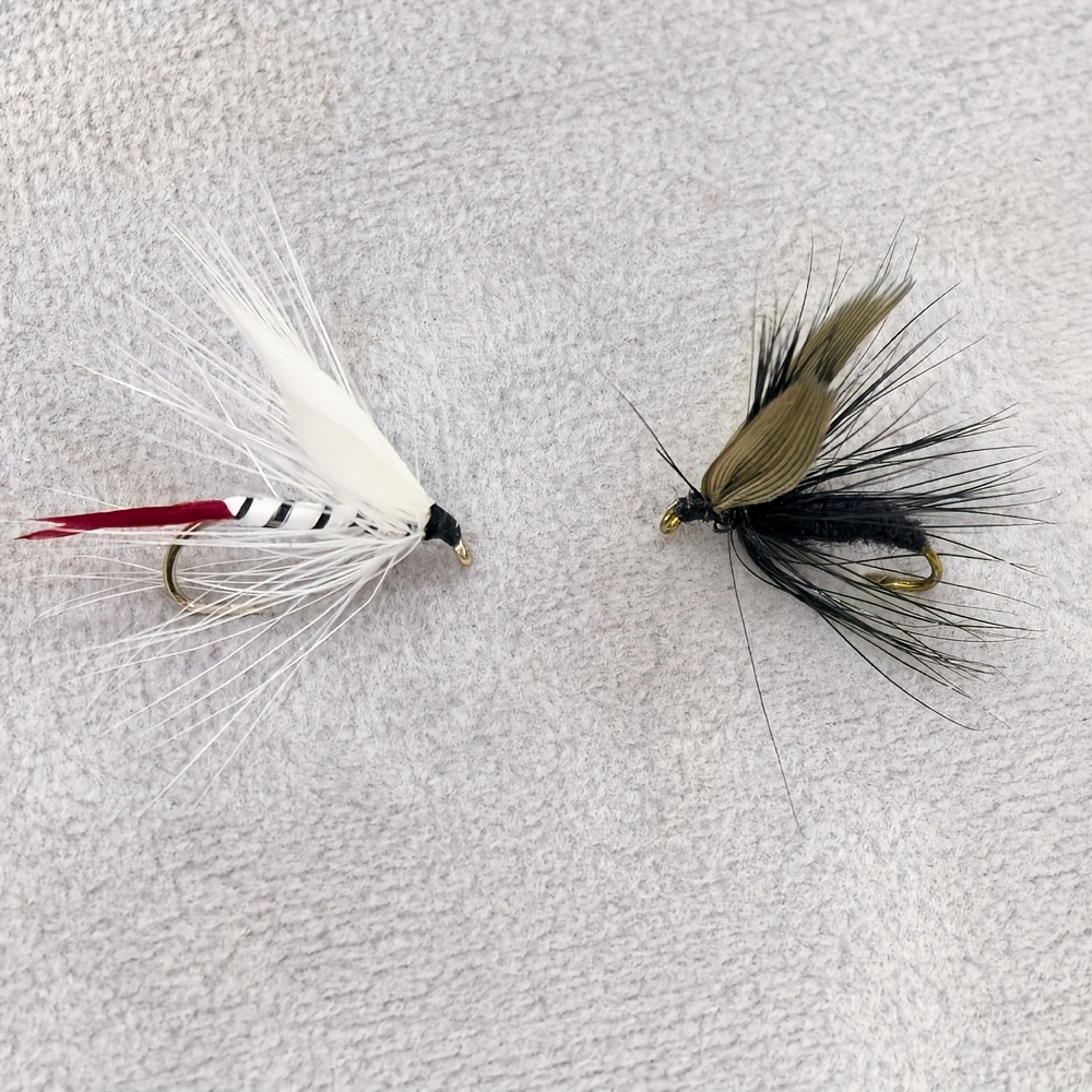 item picture 6pcs   dry fly   insects mosquito for fishing trout   or panfish and any     artificial material fly fishing flies