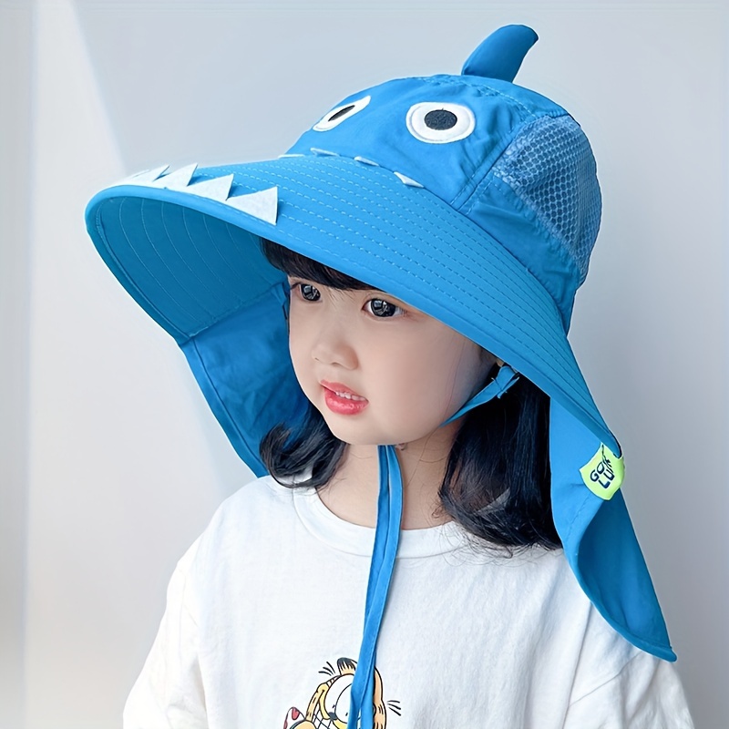 Summer Children's Discoloration Empty Top Hat Boys And Girls Outdoor  Sunshade Hat Baby Sunscreen Hat Cartoon Sun Hat 1024