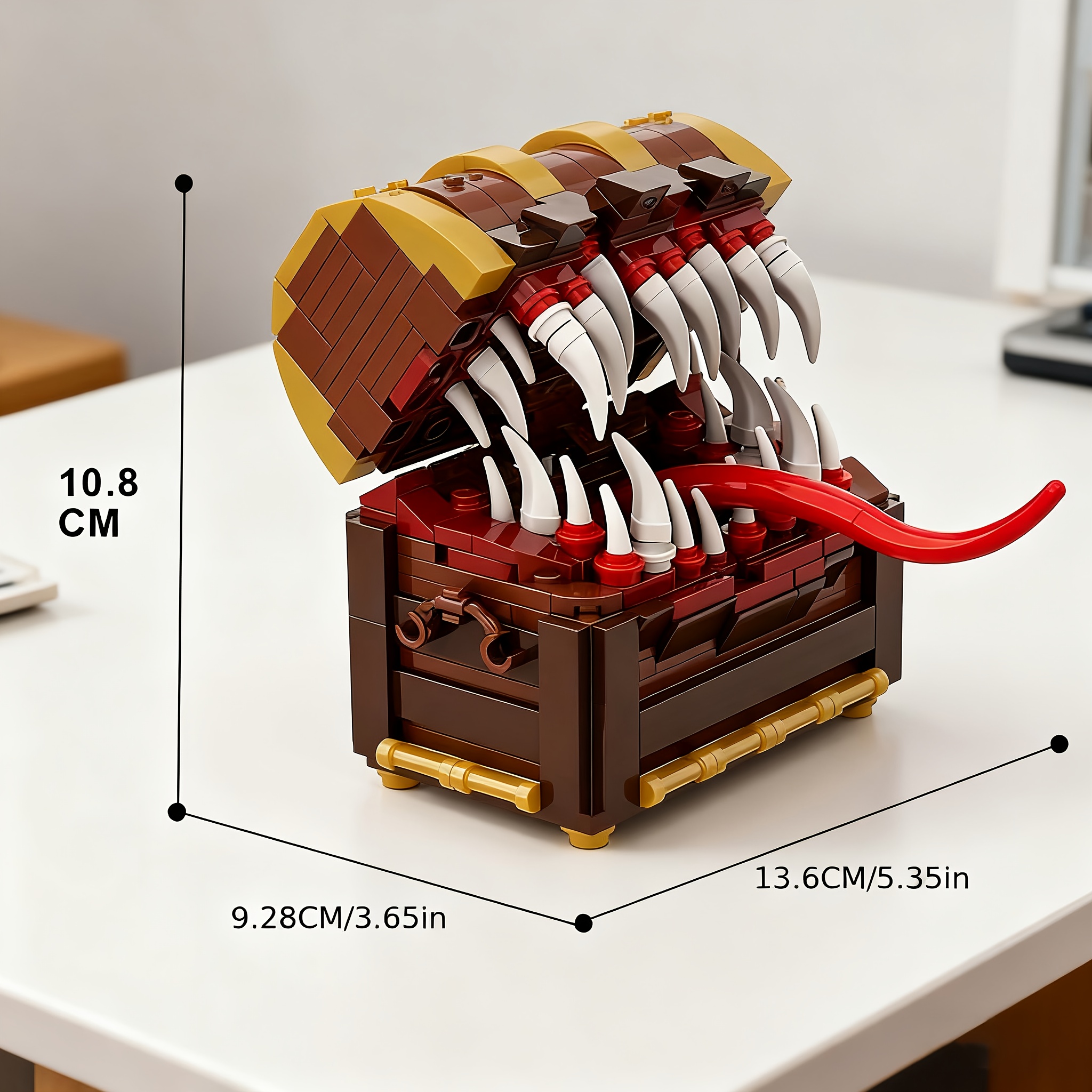 Mimic Treasure Chest Building Kit for Tabletop RPG