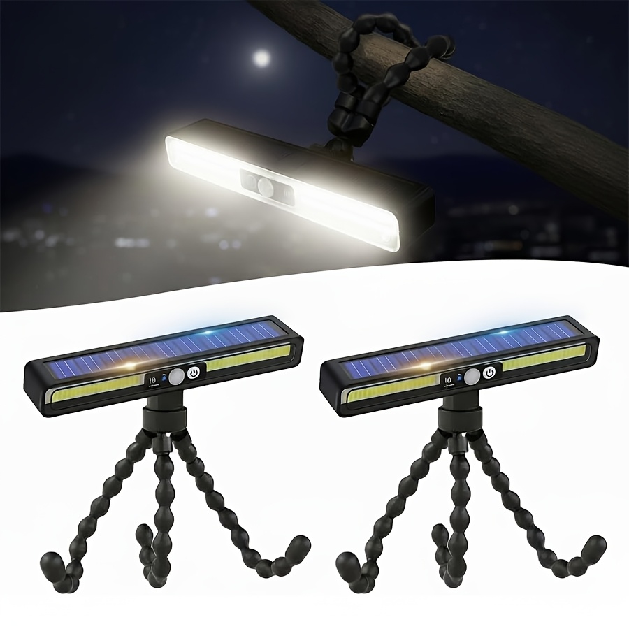 TEMU 2pcs Solar Motion Sensor Outdoor Lights, 36 Leds 6000k Solar Powered Security Wall Lamp, Weather Resistant Light For Fence, Garage, Yard,