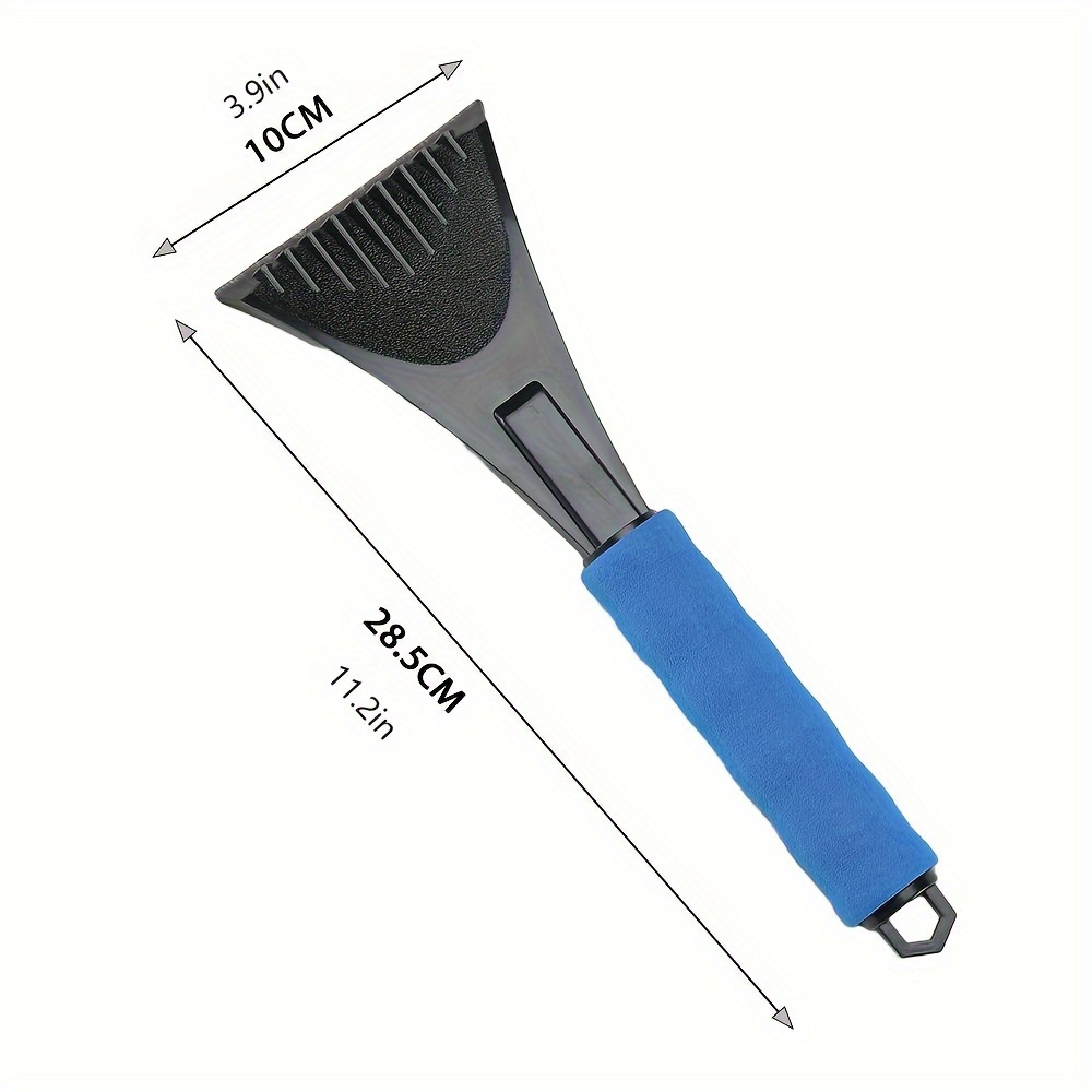 TEMU Multi-functional Snow Shovel, Plastic Snow Shovel, Ice Scraper, Frost Removal Shovel, Car Shovel, Shovel.