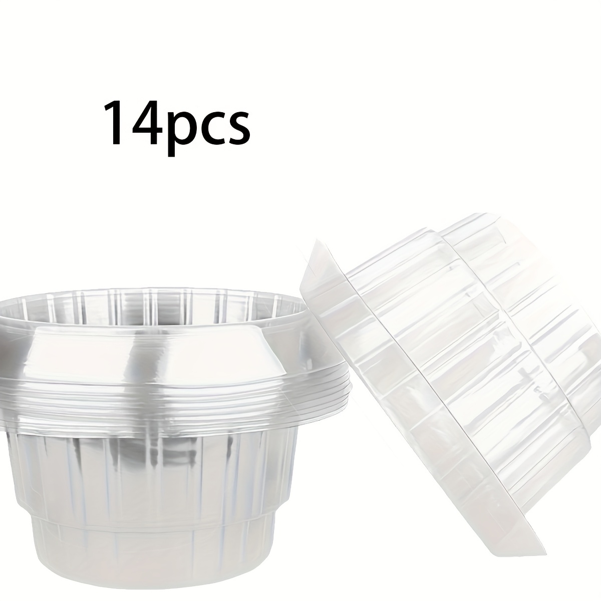 14/24/34pcs White Transparent Film Covers For Snail And Slug Protection - Reusable Plastic Plant Protectors Against Animals