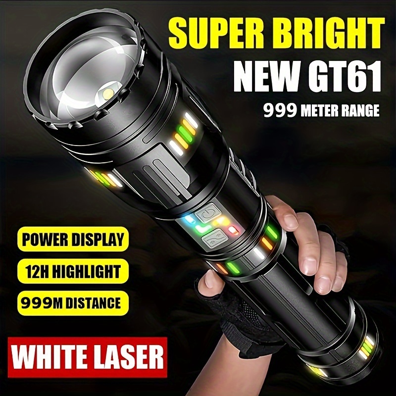 

80w Led Gt61 High Flashlights Spotlight Tactical Flashlight Outdoor Emergency Camping