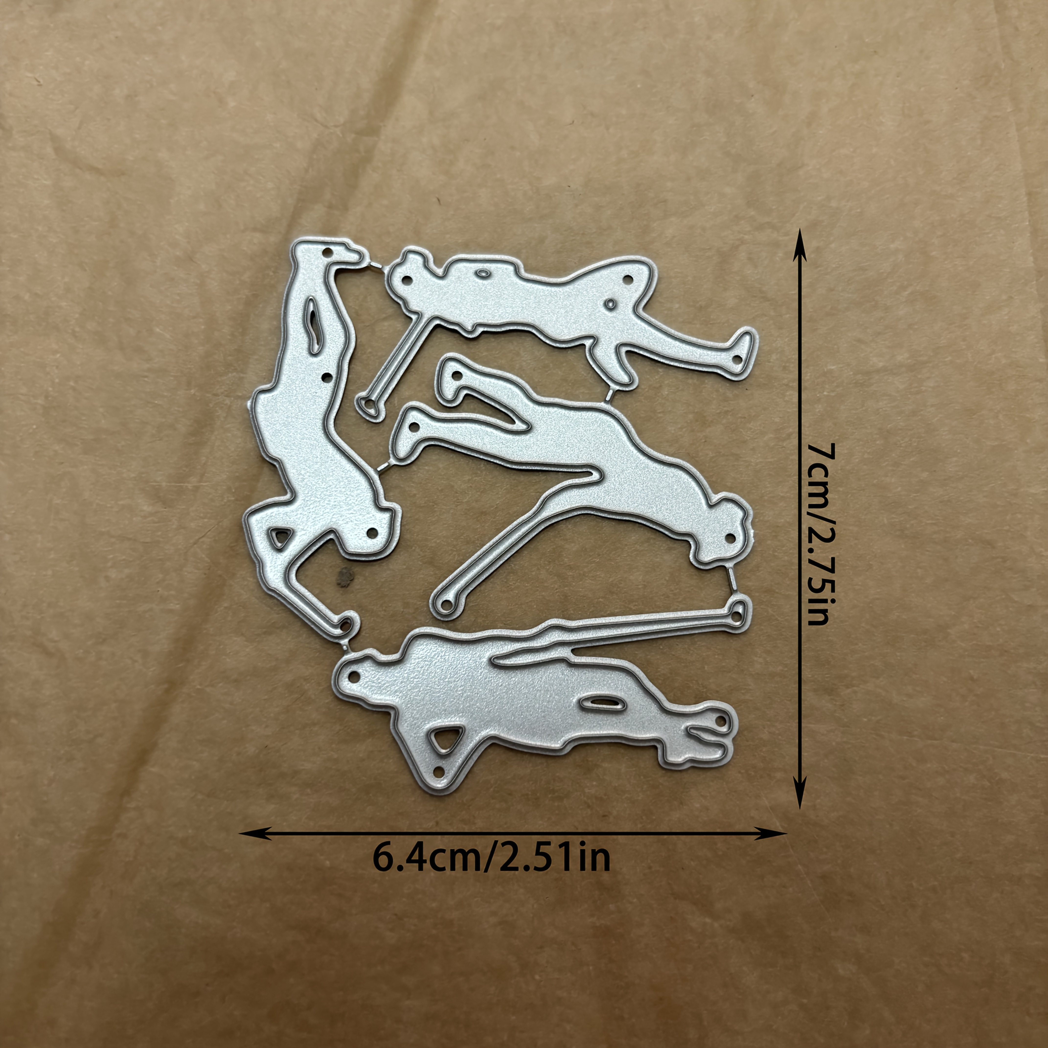 TEMU Playing Golf Metal Cutting Dies - Original Background Cutting Dies For Birthday And Wedding Decorations - Scrapbook Paper Craft Dies Diy