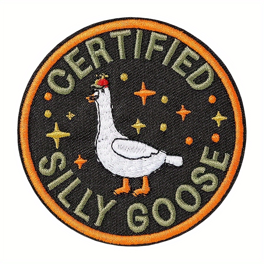 

Certified Embroidered Patch - Polyester Applique, Iron-on/sew-on Novelty Animal Badge, Punk Rock Cartoon Decal For Diy Clothing Accessories, Jeans, Bags, Jackets Decor