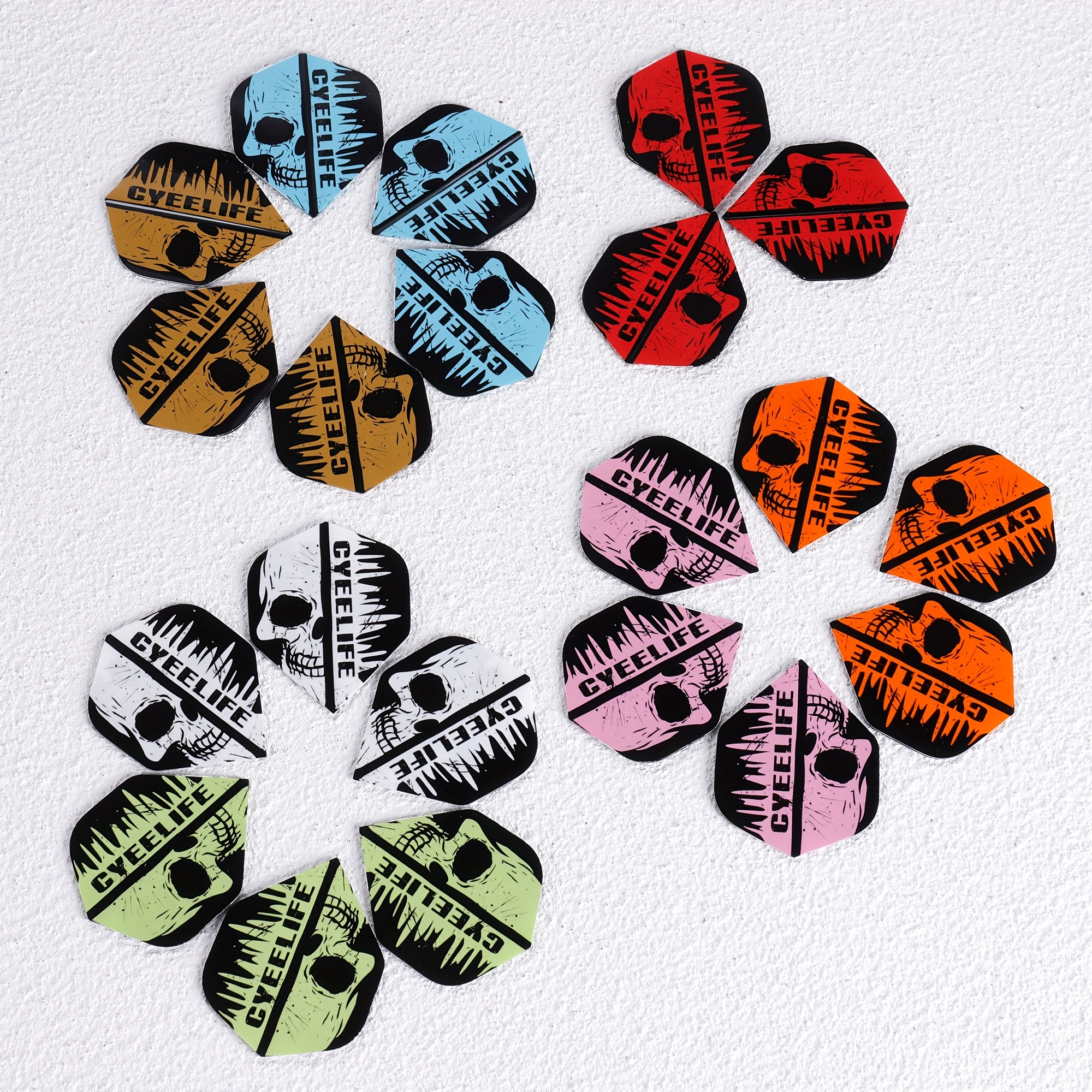 Dartvinnen, Standaard Vierkante Vinnen, 21 stuks