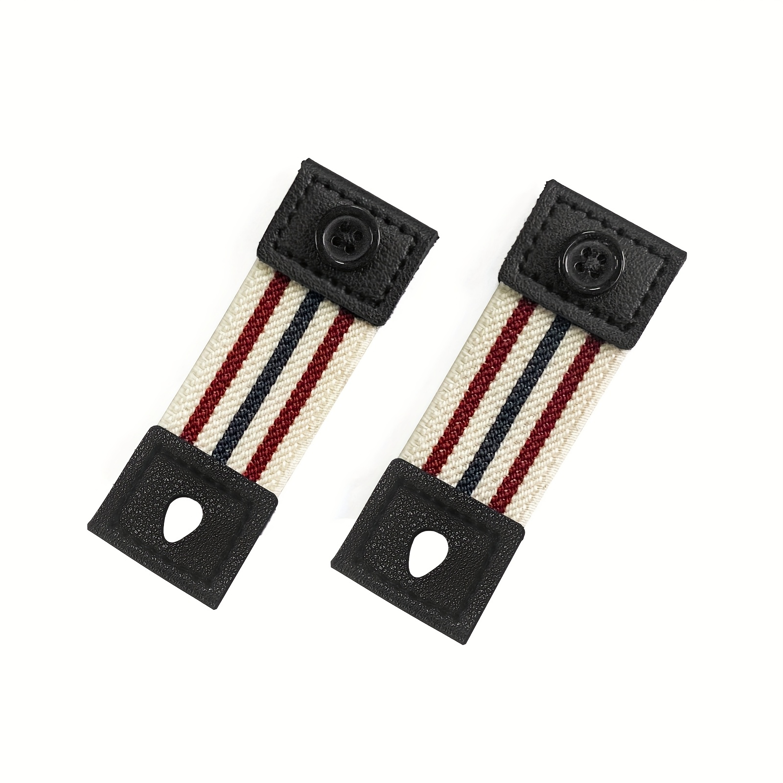 E-shop 2 Stück Verstellbare Elastische Hemdärmelbänder Rutschfeste Elastische Manschettenhalter Herrenhemd Manschettenknöpfe mit Fixierter Knopf