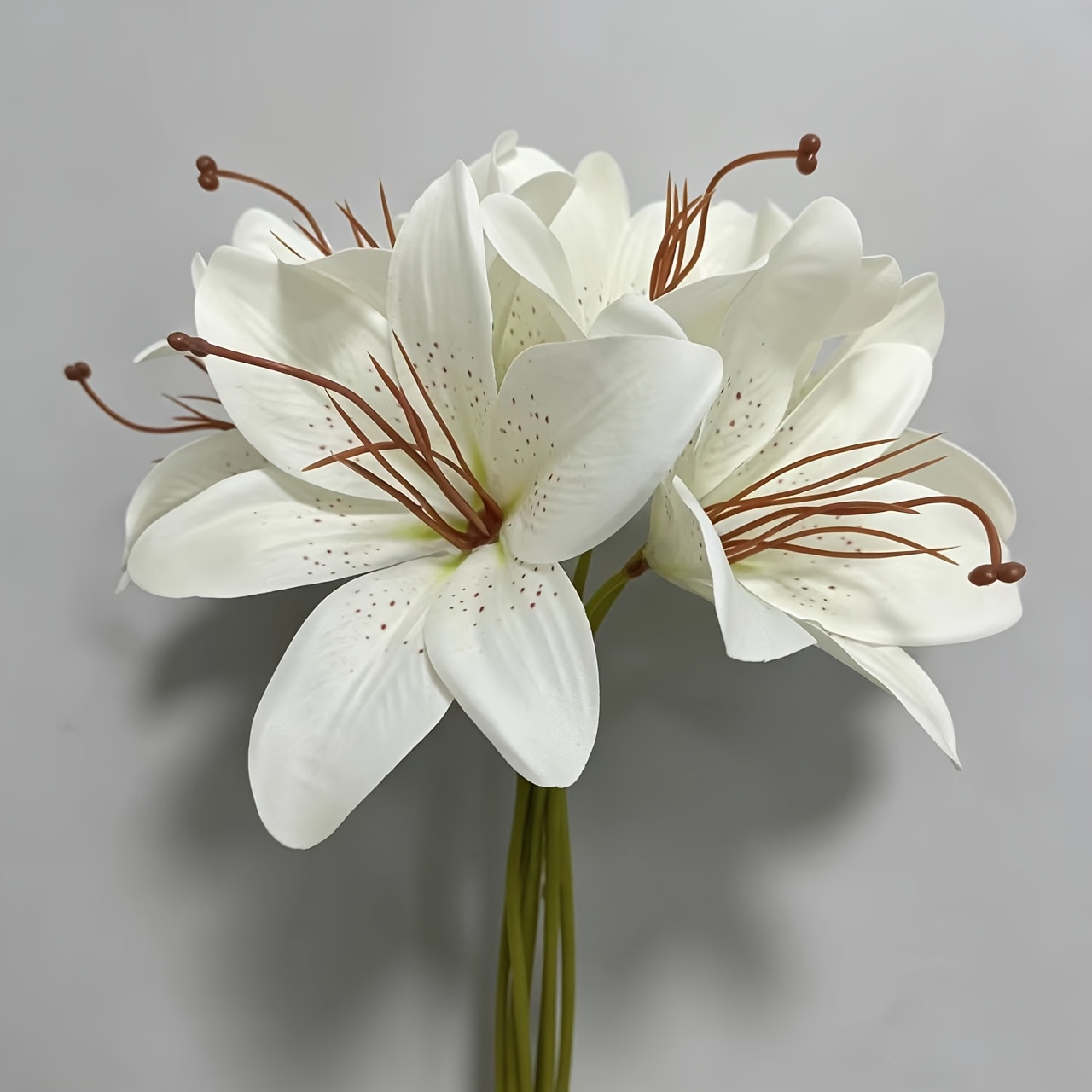 TEMU 8pcs 11.02In Plantes Artificielles, Fleurs Réalistes, Fleurs Imprimées en 3D, Convient pour Intérieurs et Extérieurs, Parfait pour la Décoration
