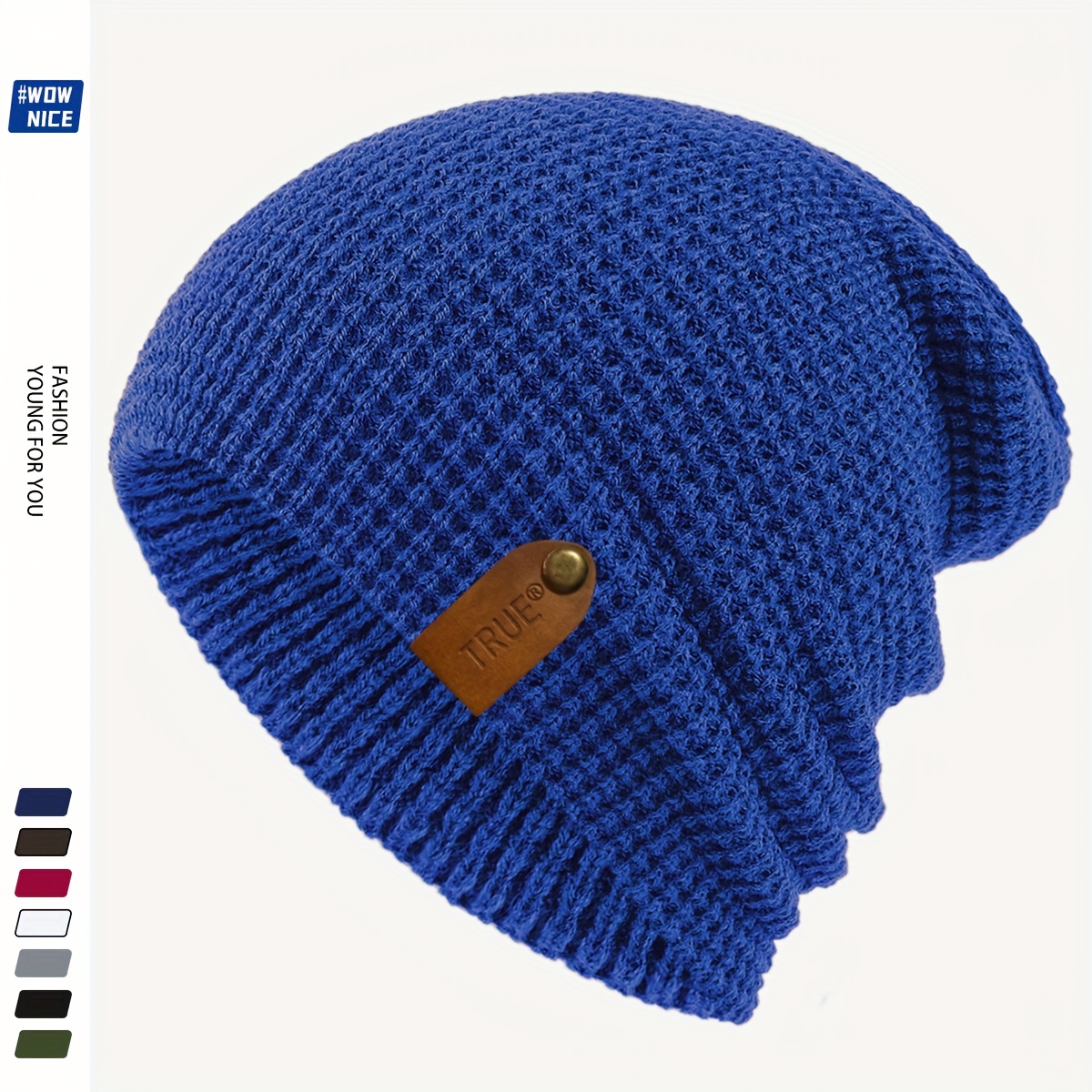 TRUE Simple Lightweight Stretchy Winter Beanie Hat