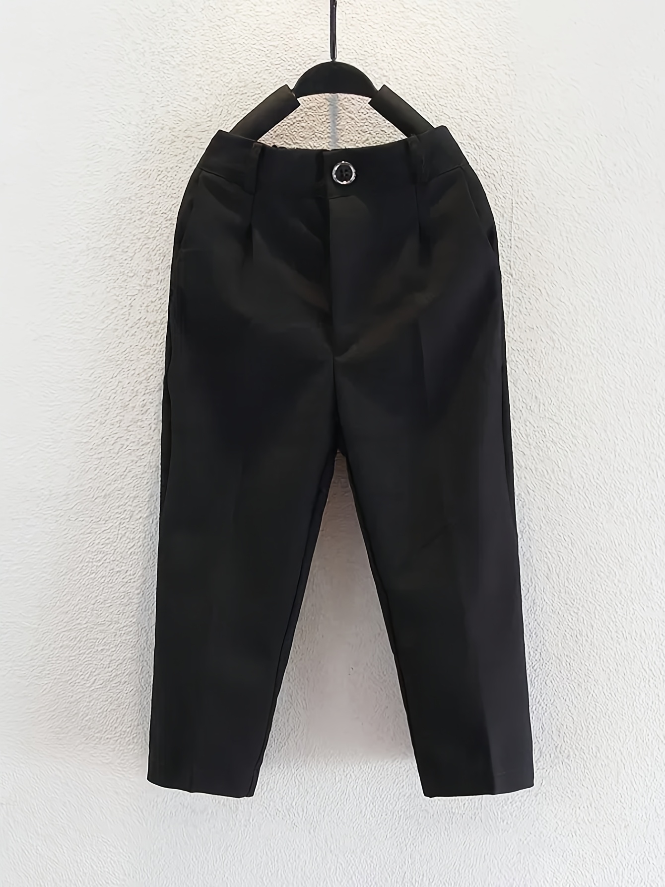 boys black dress pants T.O. Men's Black Flex Stretch Dress Stretch Dress Pants – Boys Formal Trousers main image 1