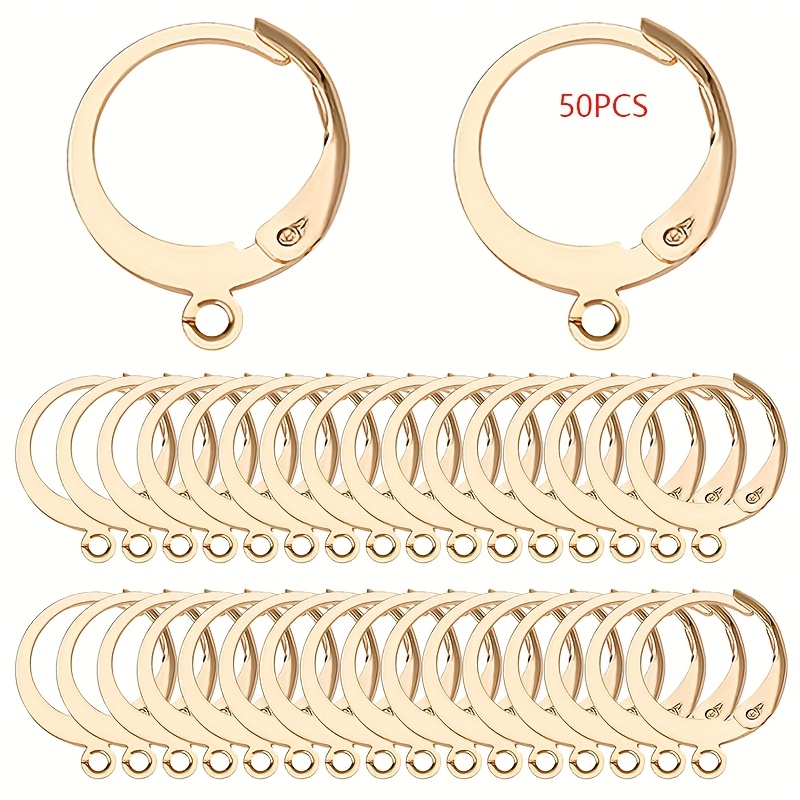 earring hooks findings durable iron french lever ear wires Temu