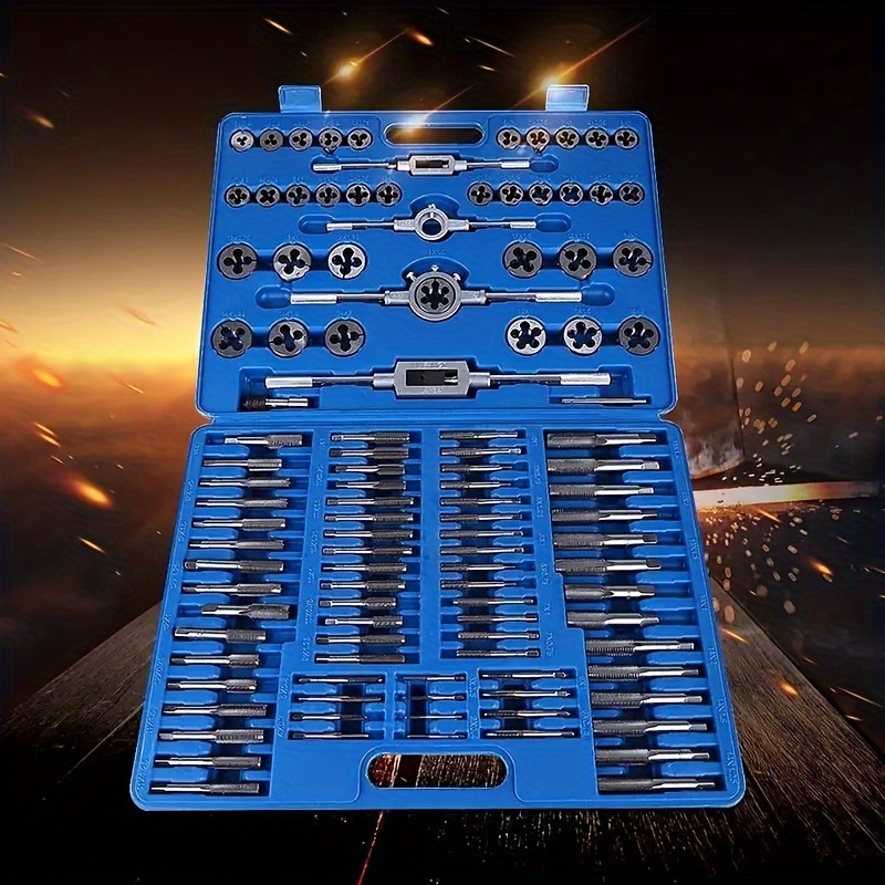 Metric Tap Die Set Threadchaser Complete Rethreading Kit details 3