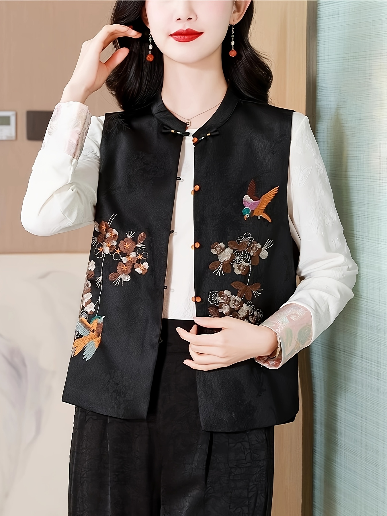Hanfu Modern Retro Chinese Suit Jacket Casual Linen Shirt