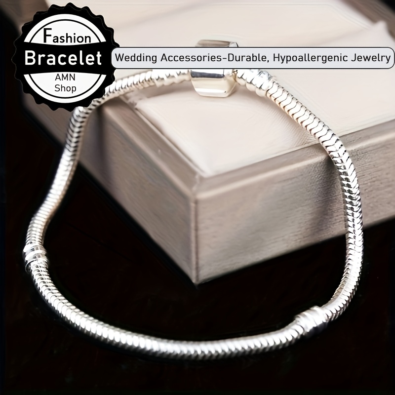 Hypoallergenic Snake Bracelet, Handmade DIY Beads Charm