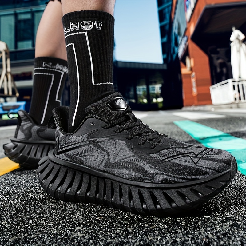 Allseason Versatility] Men's Camouflage Athletic Sneakers - Breathable, Non-Slip, Shock-Absorbing Running Shoes with Thick Sole for Indoor & Outdoor Activities, Fashion Retro Casual Style, Outdoor Sneakers | Retro Casual Sneakers | Breathable Fabric Upper