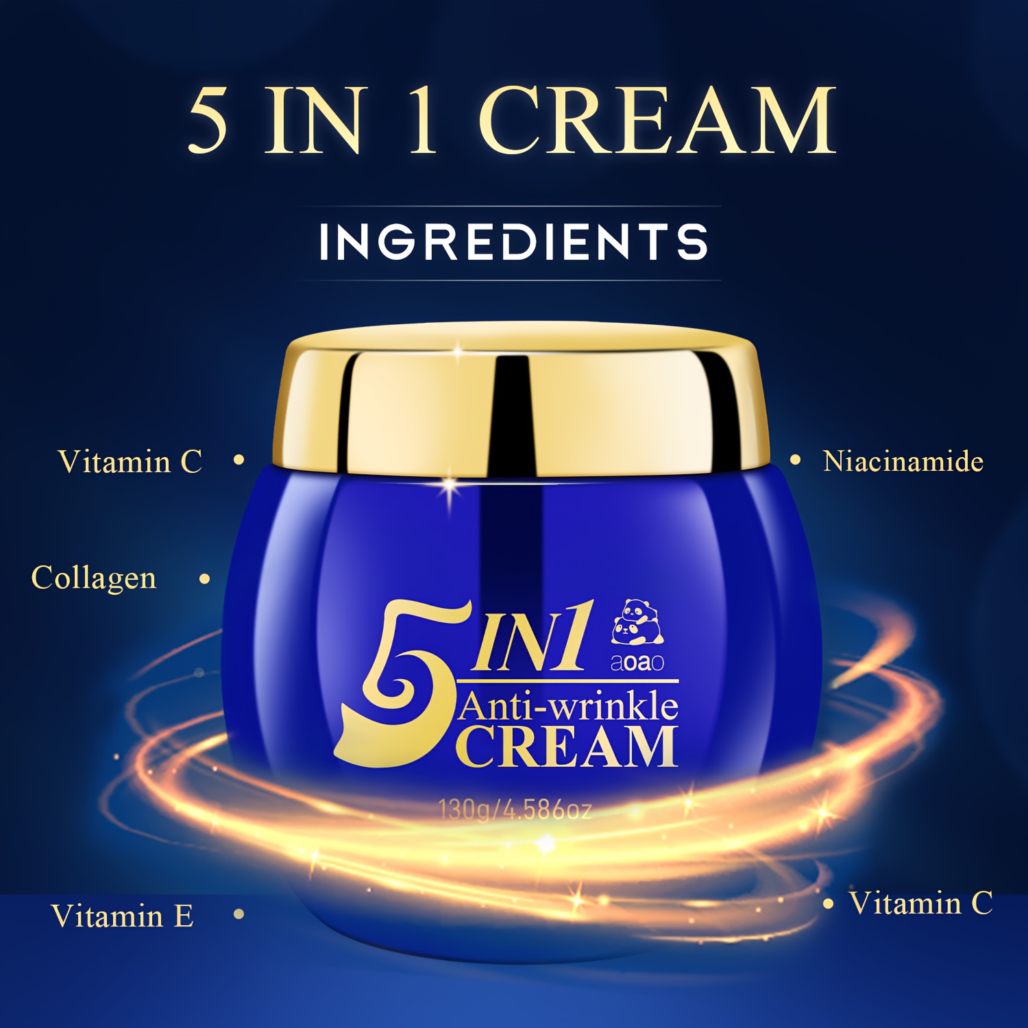 5U1 Krema - Sadrži Niacinamid i Kolagen za zatezanje kože, hidrataciju i vlaženje, uzrokujući bolje hranjenu i glatku kožu. Njega kože za mladenački izgled.