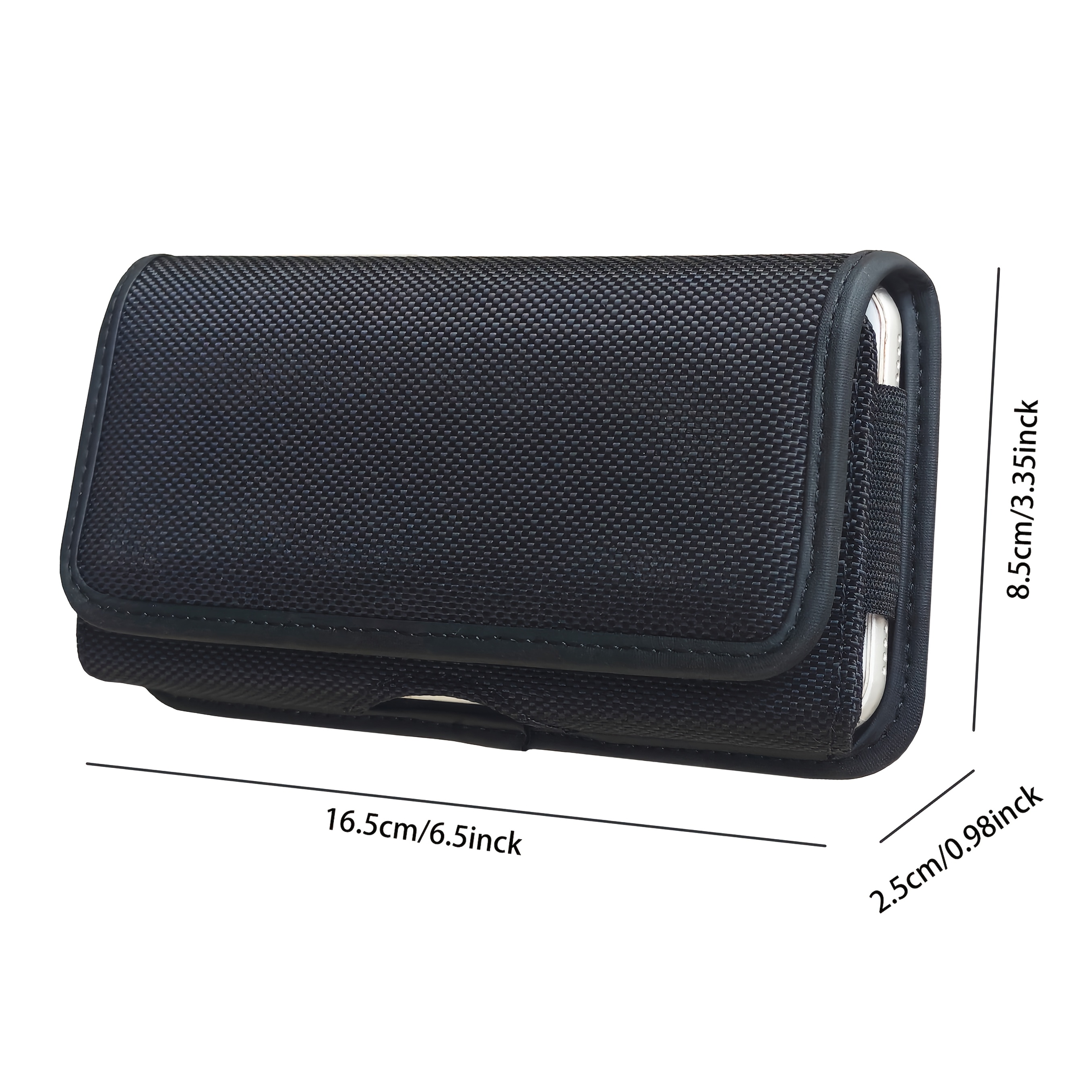 TEMU Étui de téléphone portable : Sac banane pour téléphone portable avec porte-cartes à insérer, étui de téléphone portable à suspendre à la taille