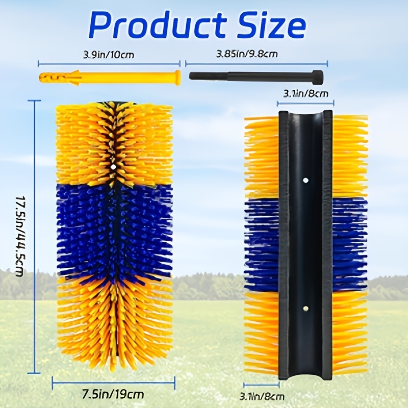 item picture livestock brush set complete horse scratch massage brush set relieves back itching suitable for horses cattle sheep   screw accessories