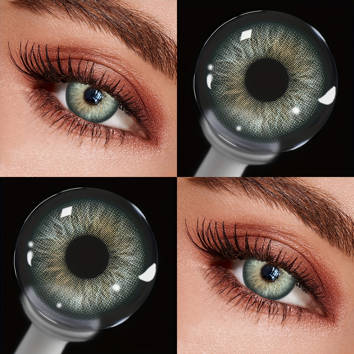     half year use   2pcs hydrogel non ion material 14 5mm diameter 8 6mm base 38   light blocking uv protection   moisturizing     and commuting