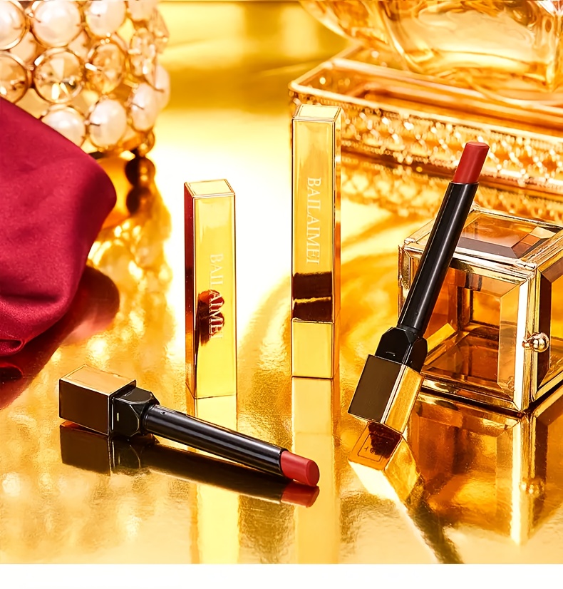 6pcs berry shade lipstick set long lasting waterproof formula perfect valentines gift in elegant details 4