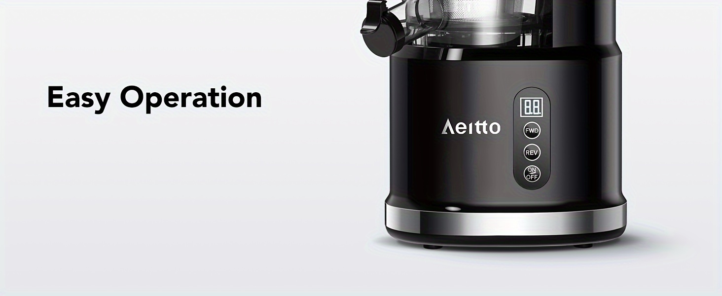  juicer machines cold press juicer with 83mm large feed chute masticating juicer machines for vegetable and fruit easy to brush bpa free masticating juicer black details 7