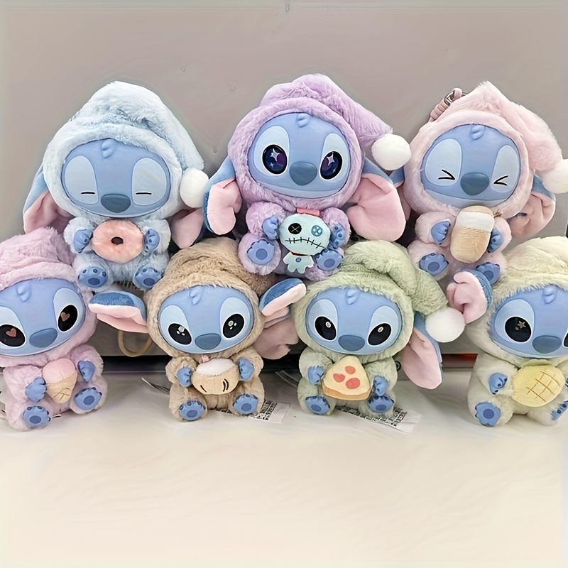 1pc Kawaii Stitch Doll Mystery Box - Car Book Bag Key Pendant Plush Doll Pendant Mystery Box - Cute Christmas Halloween Gifts