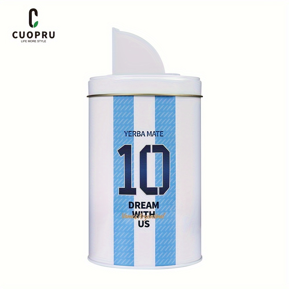 

Cuopru 1.1l Airtight Mate Storage Canister - Leak-proof, Reusable Metal Container For Coffee, Tea, Grains & More - Perfect For Kitchen Organization