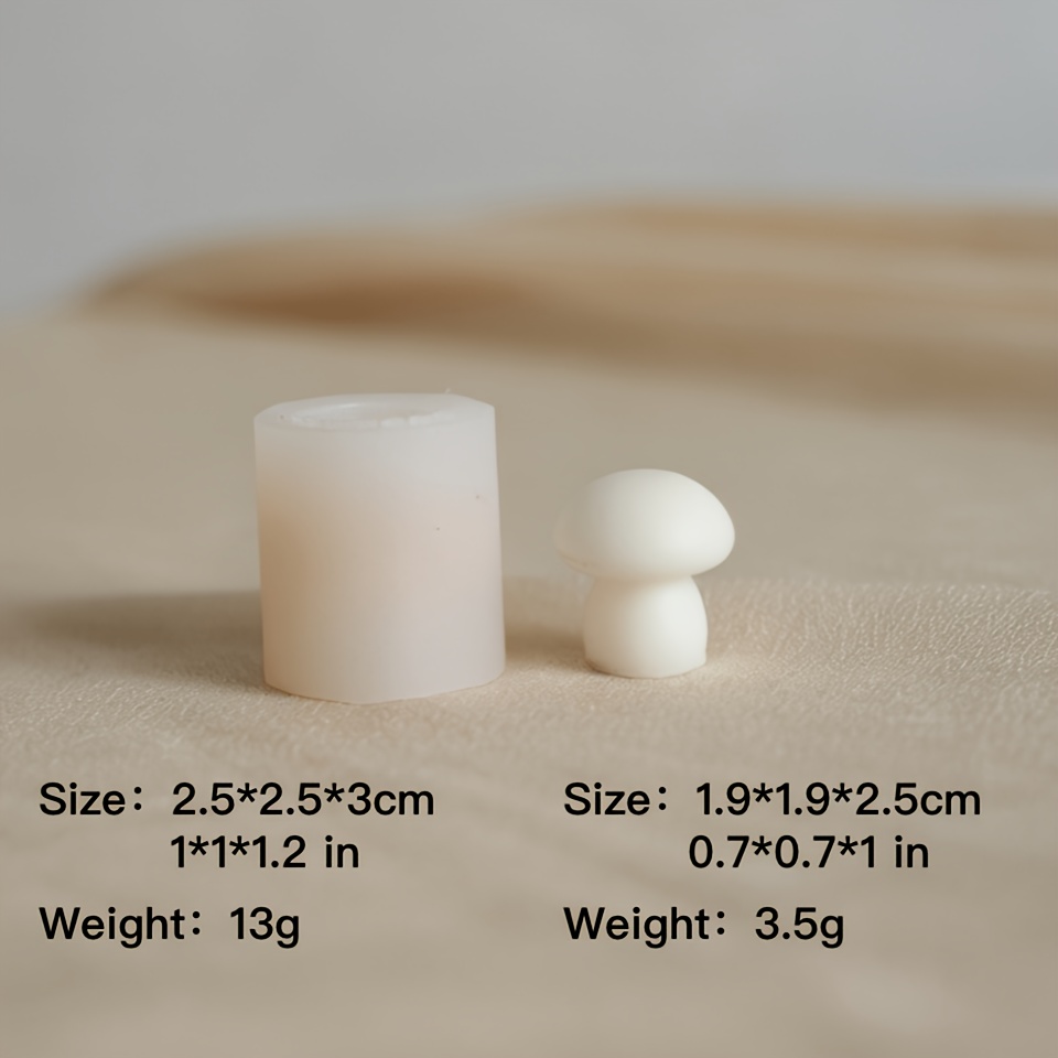 TEMU Silicone Mold, Mushroom Accessory Mold, Small Accessory Silicone Mold, Scented Candle Resin Clay Mold, Handmade Drop Resin Mold, Scented Gypsum