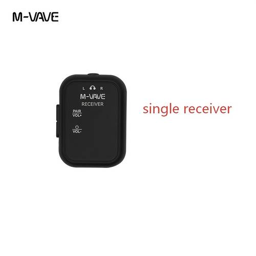 single receiver one transmitter receivers set sws12 wireless in ear monitoring system clipped to the waist or features an all black with compact size and portability