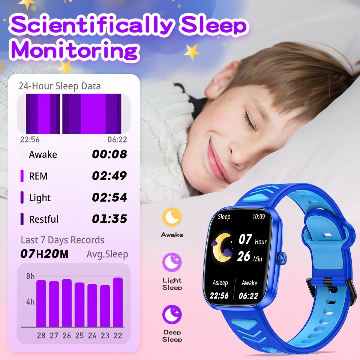 reloj inteligente niños pulgadas función Temu Ecuador - Main Image