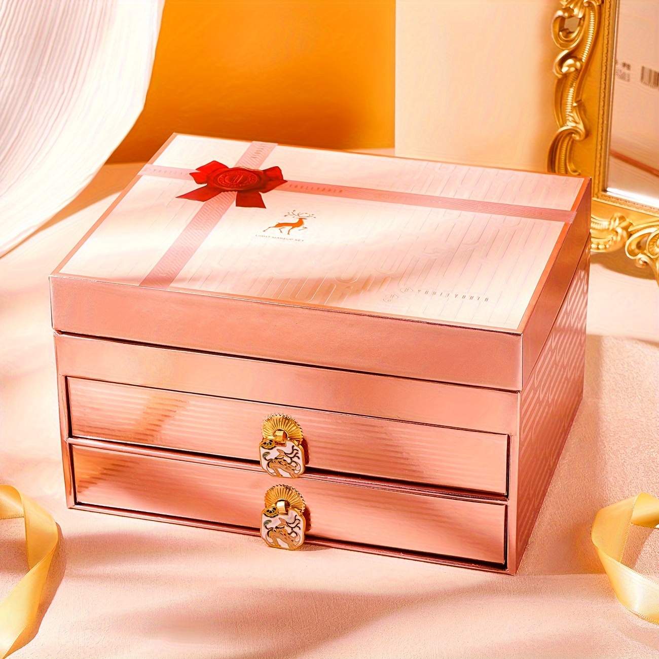 20pcs true gift set nude ivory bb cream concealer 9 color eyeshadow palette liquid eyeliner pen dual ended brow pencil mascara makeup brushes 4 prep serum hand lip balm sleep mask with hd greeting card details 3