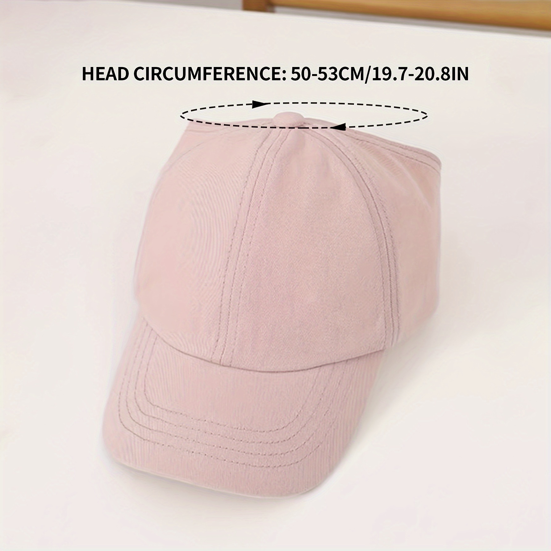 TPZORJX Casquette Baseball Fille Avec Trou Queue De Cheval – Chapeau Soleil Enfant Rose