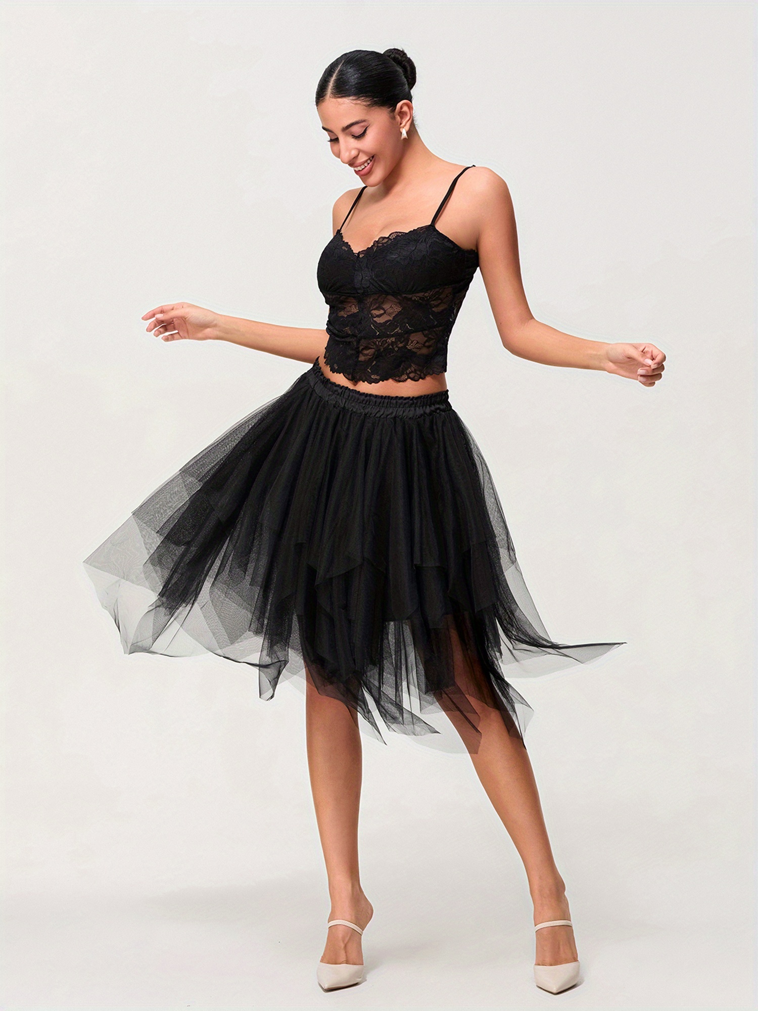 Womens Tulle Long Tulle Skirt 70s Mesh Skirt Outfit High Waisted