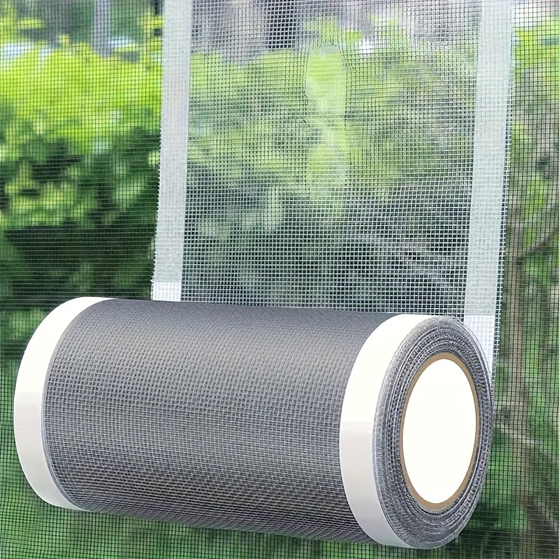 1 Roll Self-adhesive Shower Drain Cover Mesh - Retro Style Bathroom Hair , 4.74x157.48 Inch Durable Mesh Filter For Bathtub Drain, Clog Prevention & , Shower Drain Hair , , Sturdy Construction
