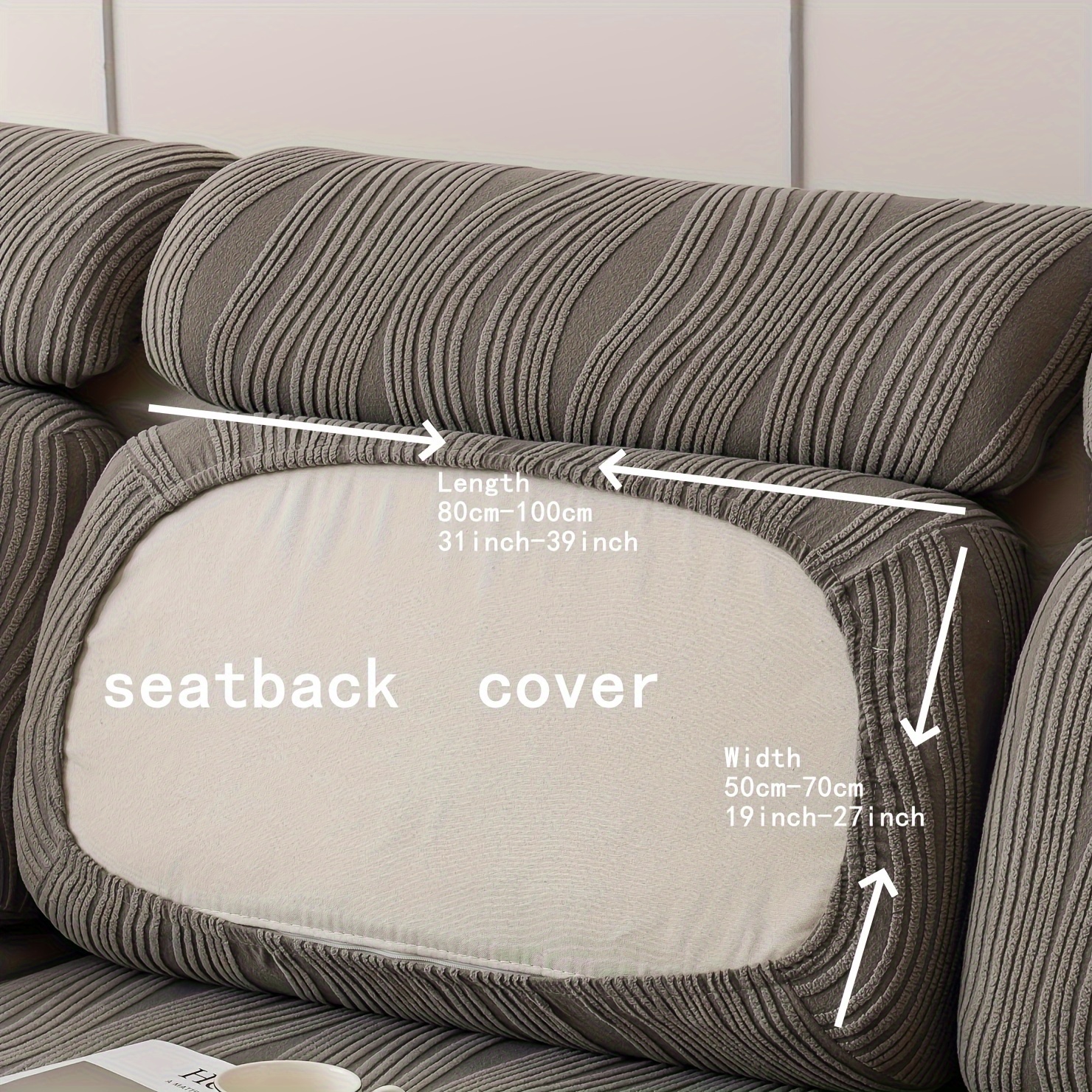 Image of 1pc Polar Fleece Sofa Cover Elastic Sofa Slipcover, Non-slip Couch Cover Pet Furniture Protector For Bedroom Office Living Room Home Decor