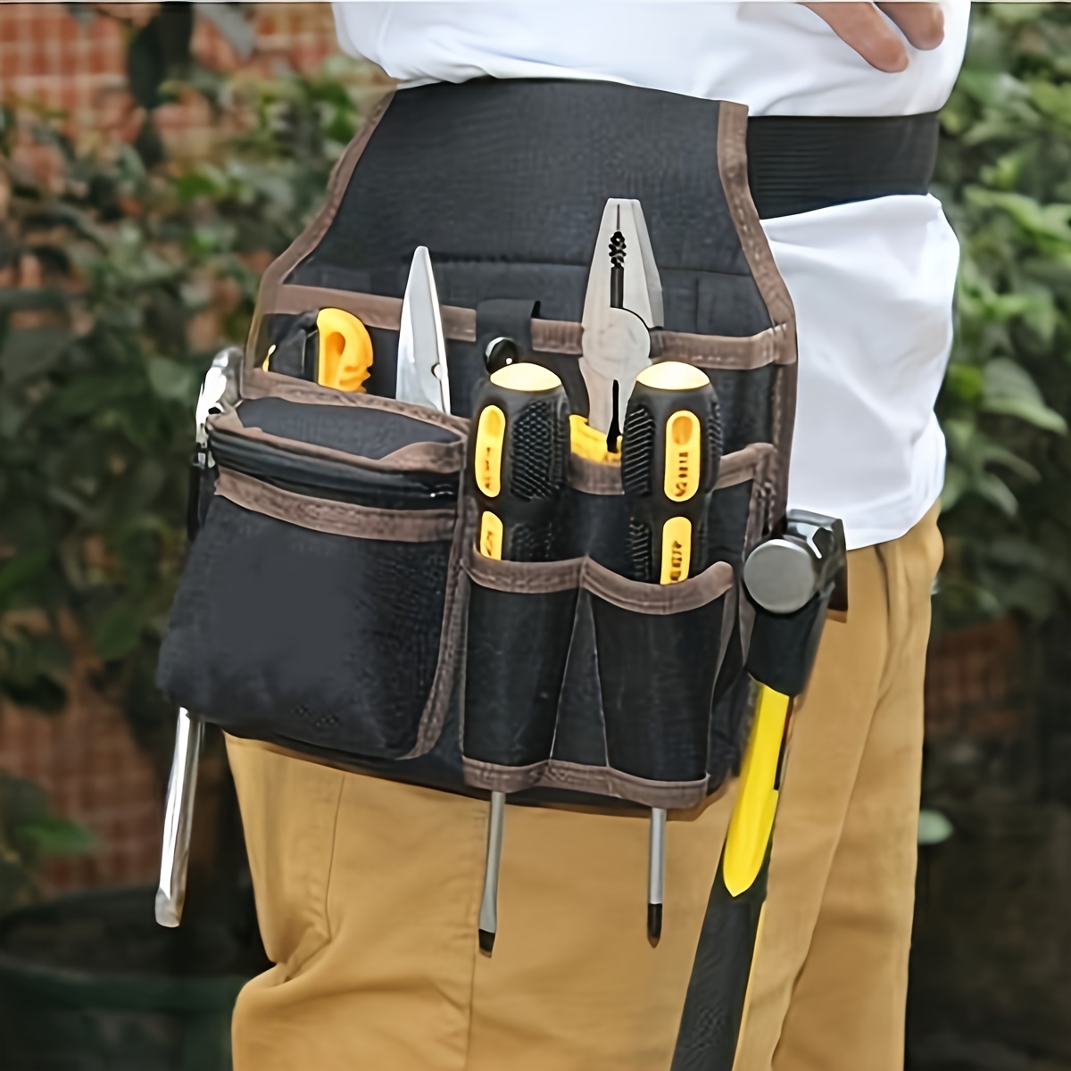 

1pc - Tool , Non-waterproof Waist Bag For , Tool Organizer No