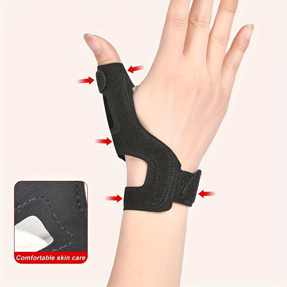 

1pc Adjustable Thumb And Wrist Support Splint - Used With Either Right Or Left Hand, Cmc Stabiliser With Closure, Breathable Fabric, Great For Tendonitis - Perfect Gift For Day, Grandparent's Day